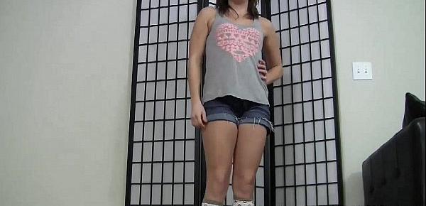  Stroke your cock to my sexy knee high socks JOI